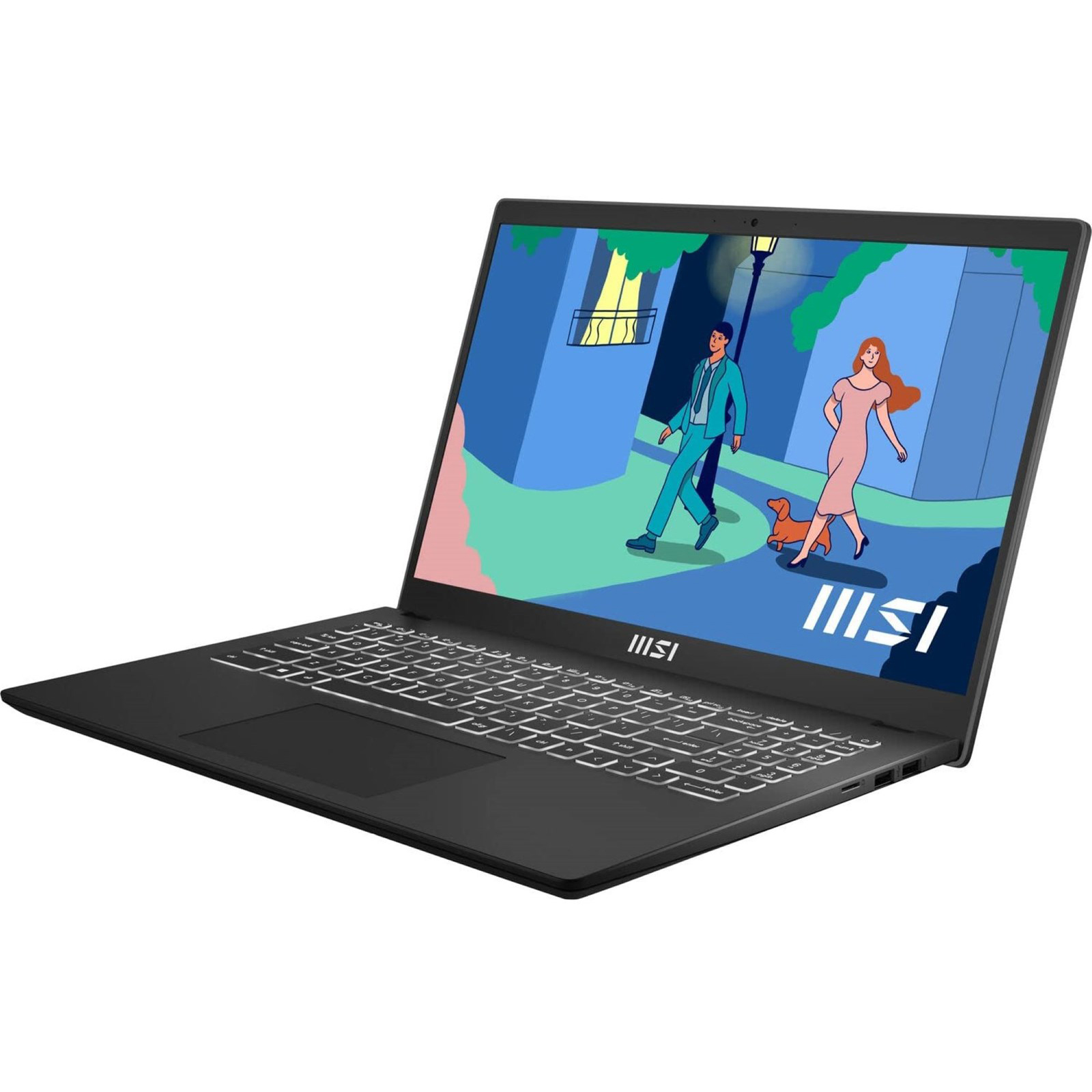 لپ تاپ 15.6 اینچی ام اس آی مدل Modern 15 B12MO-i5 1235U-16GB DDR4-512GB SSD-IPS