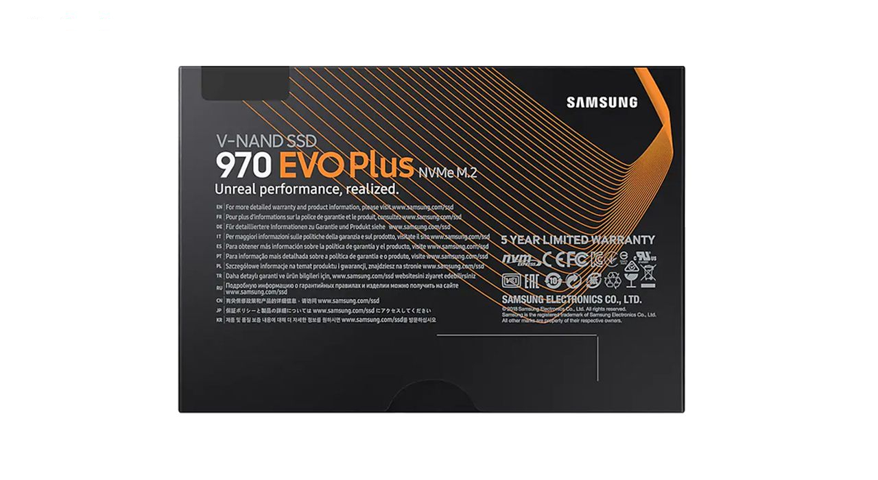 اس اس دی اینترنال سامسونگ مدل 970EVO PLUS ظرفیت 250 گیگابایت