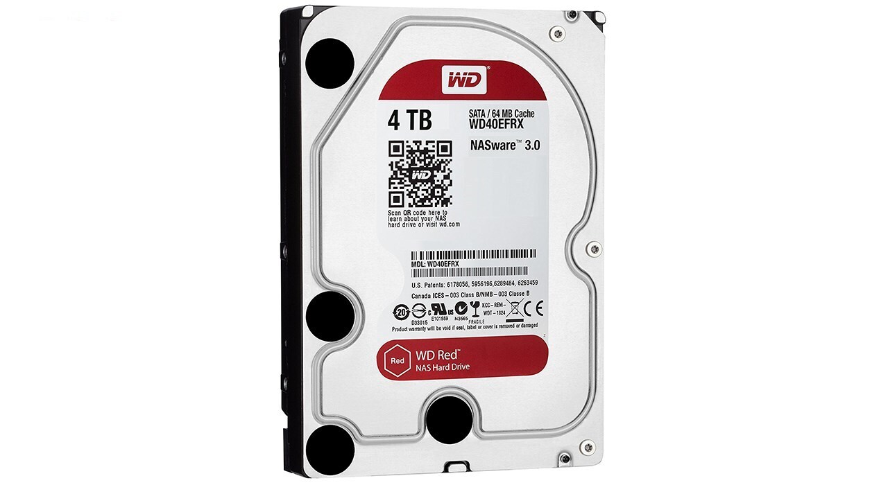 هارددیسک اینترنال وسترن دیجیتال مدل Red WD40EFRX ظرفیت 4 ترابایت