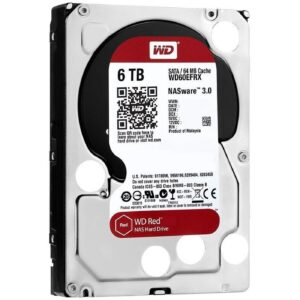 هارددیسک اینترنال وسترن دیجیتال مدل Red WD60EFRX ظرفیت 6 ترابایت