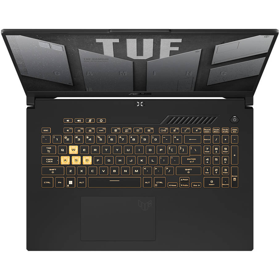 لپ تاپ 17.3 اینچی ایسوس مدل TUF Gaming F17 FX707ZC4-HX076-i5 12500H 24GB 512SSD RTX3050 W - کاستوم شده