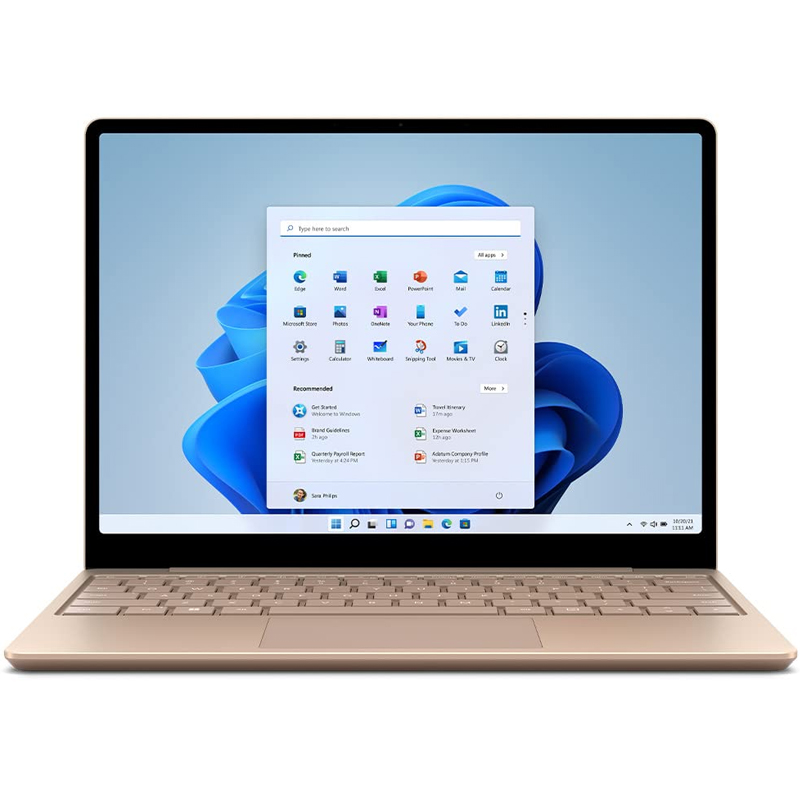 لپ تاپ 12.4 اینچی مایکروسافت مدل Surface Laptop Go 2-i5 1135G7-4GB LPDDR4x-128GB SSD-Touch