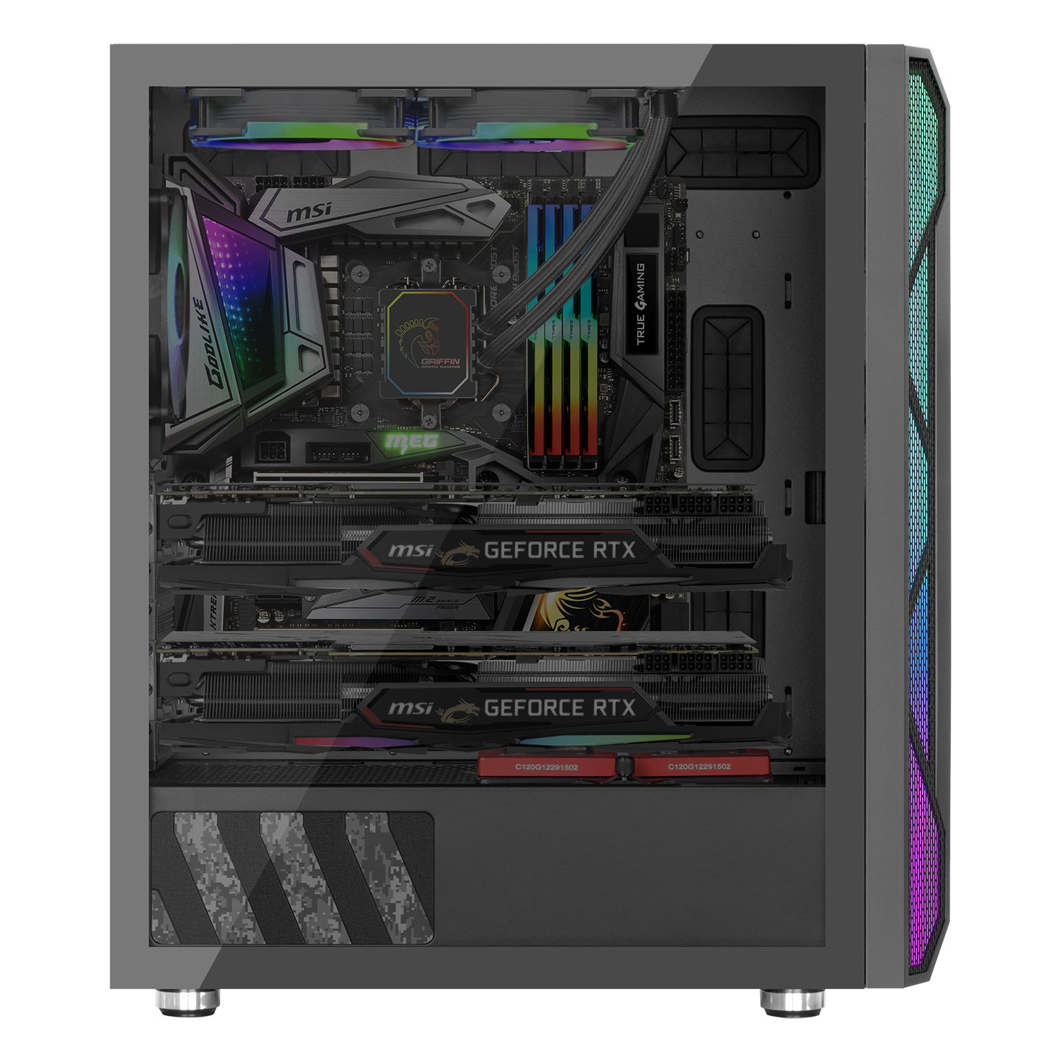 کیس کامپیوتر گرین مدل GRIFFIN G2